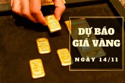 Dự báo giá vàng 14/11: Có thể biến động nhẹ vào đầu phiên?