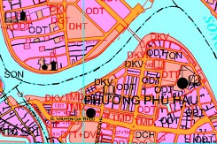Bản đồ quy hoạch sử dụng đất phường Phú Hậu, TP Huế, Thừa Thiên Huế giai đoạn 2021 – 2030, tầm nhìn đến năm 2050