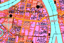 Bản đồ quy hoạch giao thông phường Phú Hậu, TP Huế, tỉnh Thừa Thiên Huế giai đoạn 2021 – 2030, tầm nhìn đến năm 2050