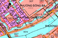 Bản đồ quy hoạch giao thông phường Thuận Hòa, TP Huế, tỉnh Thừa Thiên Huế giai đoạn 2021 – 2030, tầm nhìn đến năm 2050