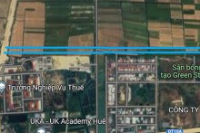 Đường sẽ mở ở phường Phú Thượng, TP Huế, Thừa Thiên Huế