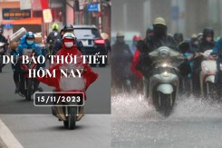 Dự báo thời tiết hôm nay 15/11/2023: Hà Nội giảm mưa, trời rét, Đà Nẵng còn mưa to, TP HCM chiều tối có mưa