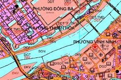 Bản đồ quy hoạch sử dụng đất phường Vĩnh Ninh, TP Huế, Thừa Thiên Huế giai đoạn 2021 – 2030, tầm nhìn đến năm 2050