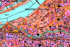 Bản đồ quy hoạch giao thông phường Vĩnh Ninh, TP Huế, tỉnh Thừa Thiên Huế giai đoạn 2021 – 2030, tầm nhìn đến năm 2050