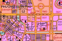 Bản đồ quy hoạch giao thông phường Xuân Phú, TP Huế, Thừa Thiên Huế giai đoạn 2021 – 2030, tầm nhìn đến năm 2050