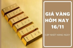 Giá vàng hôm nay 16/11: Điều chỉnh trái chiều, giảm cao nhất 200.000 đồng/lượng