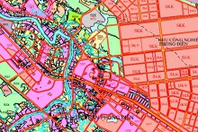Bản đồ quy hoạch sử dụng đất thị trấn Phong Điền, huyện Phong Điền, Thừa Thiên Huế giai đoạn 2021 – 2030, tầm nhìn đến năm 2050