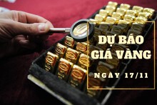 Dự báo giá vàng 17/11: Có thể tăng vào đầu phiên?