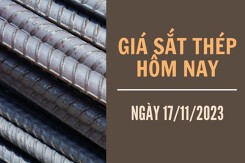 Giá sắt thép xây dựng hôm nay 17/11: Tăng trở lại, lên mức 3.948 nhân dân tệ/tấn