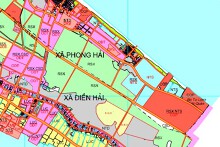 Bản đồ quy hoạch giao thông xã Phong Hải, huyện Phong Điền, Thừa Thiên Huế giai đoạn 2021 – 2030, tầm nhìn đến năm 2050