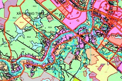Bản đồ quy hoạch giao thông xã Phong Thu, huyện Phong Điền, Thừa Thiên Huế giai đoạn 2021 – 2030, tầm nhìn đến năm 2050