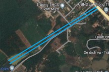 Đường sẽ mở ở xã Phong Thu, huyện Phong Điền, Thừa Thiên Huế