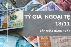 Tỷ giá ngoại tệ hôm nay 18/11: Giảm tại nhiều ngân hàng