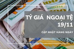Tỷ giá ngoại tệ ngày 19/11: Tỷ giá USD, euro, yen Nhật, bảng Anh, đô la Úc tuần qua