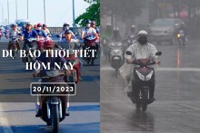 Dự báo thời tiết hôm nay 20/11/2023: Hà Nội trời rét, Đà Nẵng trời lạnh, mưa nhỏ, TP HCM ít mưa