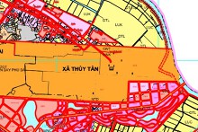 Bản đồ quy hoạch giao thông xã Thủy Tân, thị xã Hương Thủy, Thừa Thiên Huế giai đoạn 2021 – 2030, tầm nhìn đến năm 2050