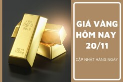 Giá vàng hôm nay 20/11: Tăng giảm không đồng nhất 50.000 đồng/lượng phiên đầu tuần