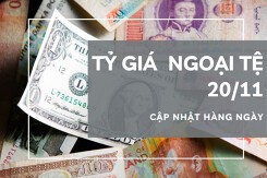Tỷ giá ngoại tệ hôm nay 20/11: Phần lớn tăng ở các chiều giao dịch