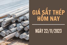 Giá sắt thép xây dựng hôm nay 22/11: Giảm về dưới mốc 4.000 nhân dân tệ/tấn