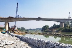 Sắp hoàn thành cây cầu hơn 500 tỷ đồng nối Bắc Giang - Thái Nguyên