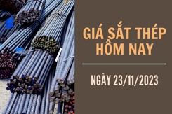 Giá sắt thép xây dựng hôm nay 23/11: Giảm thêm 62 nhân dân tệ/tấn