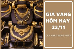 Giá vàng hôm nay 23/11: Vàng SJC giảm đến 700.000 đồng/lượng