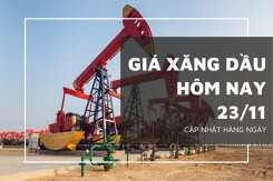 Giá xăng dầu hôm nay 23/11: Xoay chiều giảm nhẹ