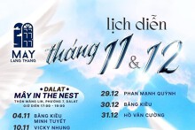 Lịch diễn Mây Lang Thang tháng 12/2023 cập nhật mới nhất
