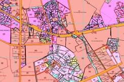 Bản đồ quy hoạch giao thông phường Bạch Sam, thị xã Mỹ Hào, Hưng Yên