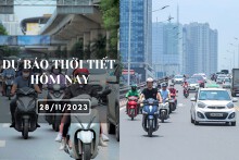 Dự báo thời tiết hôm nay 28/11/2023: Hà Nội tiếp tục rét, sáng sớm sương mù, Đà Nẵng mưa về chiều tối, TP HCM ít mưa, nắng nhiều