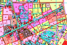 Bản đồ quy hoạch giao thông thị trấn Vương, huyện Tiên Lữ, Hưng Yên