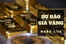 Dự báo giá vàng 1/12: Biến động theo thị trường thế giới?