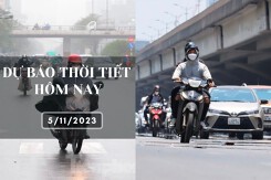 Dự báo thời tiết hôm nay 5/11/2023: Hà Nội sáng sớm có sương mù, Đà Nẵng sáng sớm có mưa, TP HCM trời nắng