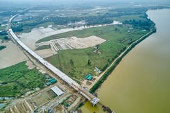 Hình ảnh cao tốc Diễn Châu - Bãi Vọt - Hàm Nghi đang thi công tại Hà Tĩnh