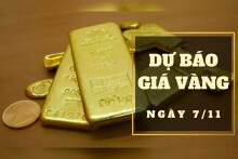 Dự báo giá vàng 7/11: Sẽ giảm khi thị trường thế giới vẫn lao dốc?
