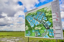 Cận cảnh khu đất sắp xây dựng KCN Bắc Thạch Hà gần 65 triệu USD của VSIP tại Hà Tĩnh