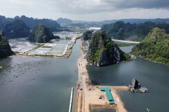 Khu đô thị lấn biển Hạ Long dự kiến có hơn 600 biệt thự, nhà liền kề và căn hộ, được xây cao 7 tầng