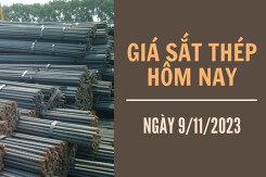 Giá sắt thép xây dựng hôm nay 9/11: Tăng trở lại trên Sàn SHFE