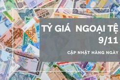 Tỷ giá ngoại tệ hôm nay 9/11: Yen Nhật, đô la Úc tiếp đà giảm