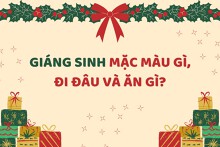 Giáng sinh mặc màu gì, đi đâu và ăn gì trong dịp Noel năm 2023?