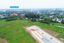 Tiến độ đường trục trung tâm TP Biên Hòa sau gần một năm khởi công