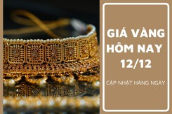 Giá vàng hôm nay 12/12: Vàng SJC giảm cao nhất 300.000 đồng/lượng ở chiều bán ra