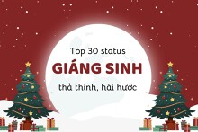 Top 30 status Giáng sinh thả thính, hài hước nhất 2023