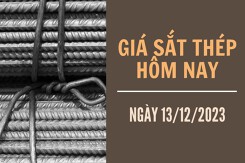 Giá sắt thép xây dựng hôm nay 13/12: Giảm phiên thứ ba, ghi nhận ở mức 3.996 nhân dân tệ/tấn