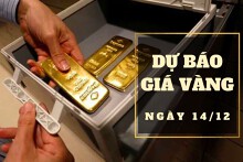 Dự báo giá vàng 14/12: Nhiều khả năng sẽ tăng vào đầu phiên?