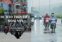 Dự báo thời tiết hôm nay 13/12/2023: Hà Nội có mưa rải rác, Đà Nẵng mưa nhỏ vài nơi, TP HCM vẫn nắng, không mưa