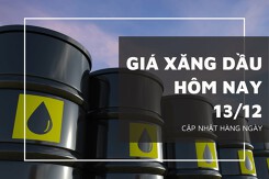 Giá xăng dầu hôm nay 13/12: Giảm mạnh do lo ngại dư cung