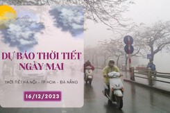 Dự báo thời tiết ngày mai 16/12/2023: Hà Nội chuyển rét, nhiệt độ giảm sâu, Đà Nẵng giảm nhiệt nhẹ, TP HCM vẫn nắng