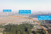 Toàn cảnh tuyến đường Mỹ Đình - Ba Sao - Bái Đính sắp mở qua Mỹ Đức, Hà Nội