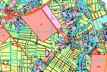 Bản đồ quy hoạch sử dụng đất xã Cương Chính, huyện Tiên Lữ, Hưng Yên